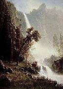 Albert Bierstadt Bridal Veil Falls. Yosemite Sweden oil painting artist
